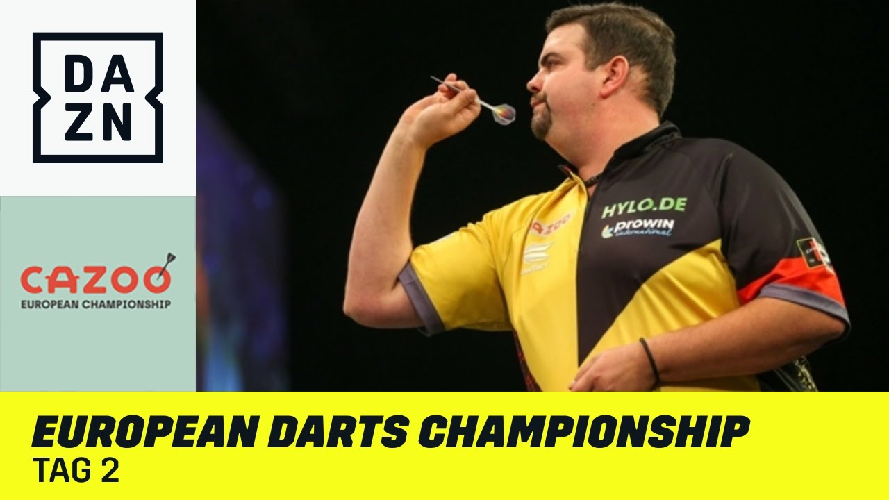 Zwei Überraschungen und zwei deutsche Starter European Darts Championship Tag 2 DAZN