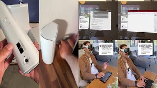 REVIEW NETGEAR ORBI 770 AND APPLE VISION PRO WORKSPACE