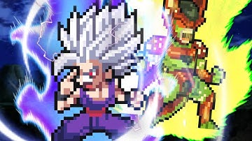 gohan beast VS cell max - sprite animation
