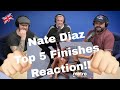 Nate Diaz Top 5 Finishes REACTION!! | OFFICE BLOKES REACT!!