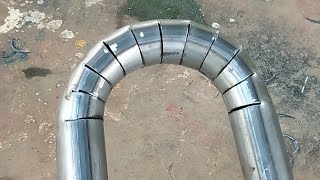 bending steel pipe manually. is it like this? by Tricks Welder 1,078 views 1 month ago 4 minutes, 9 seconds