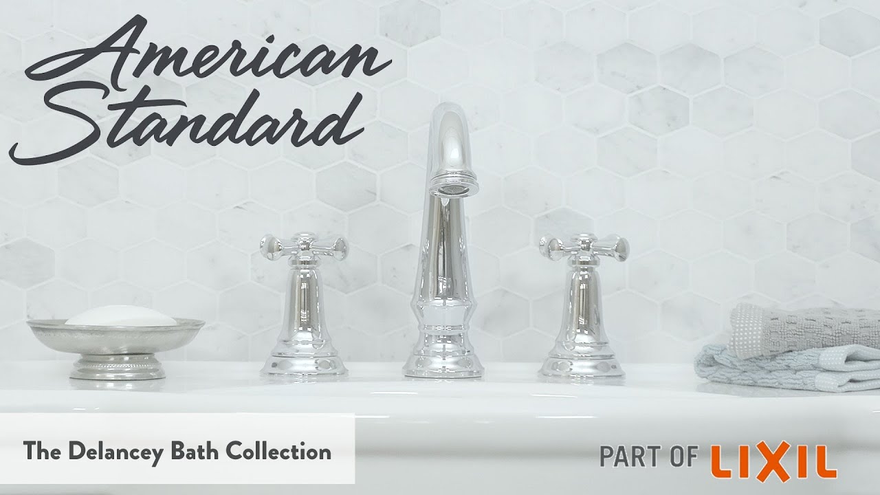 Polished Chrome American Standard T052901.002 Delancey Roman Tub Faucet with Personal Shower
