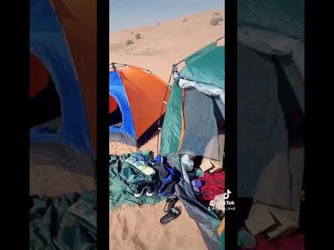Camping in Desert Dubai