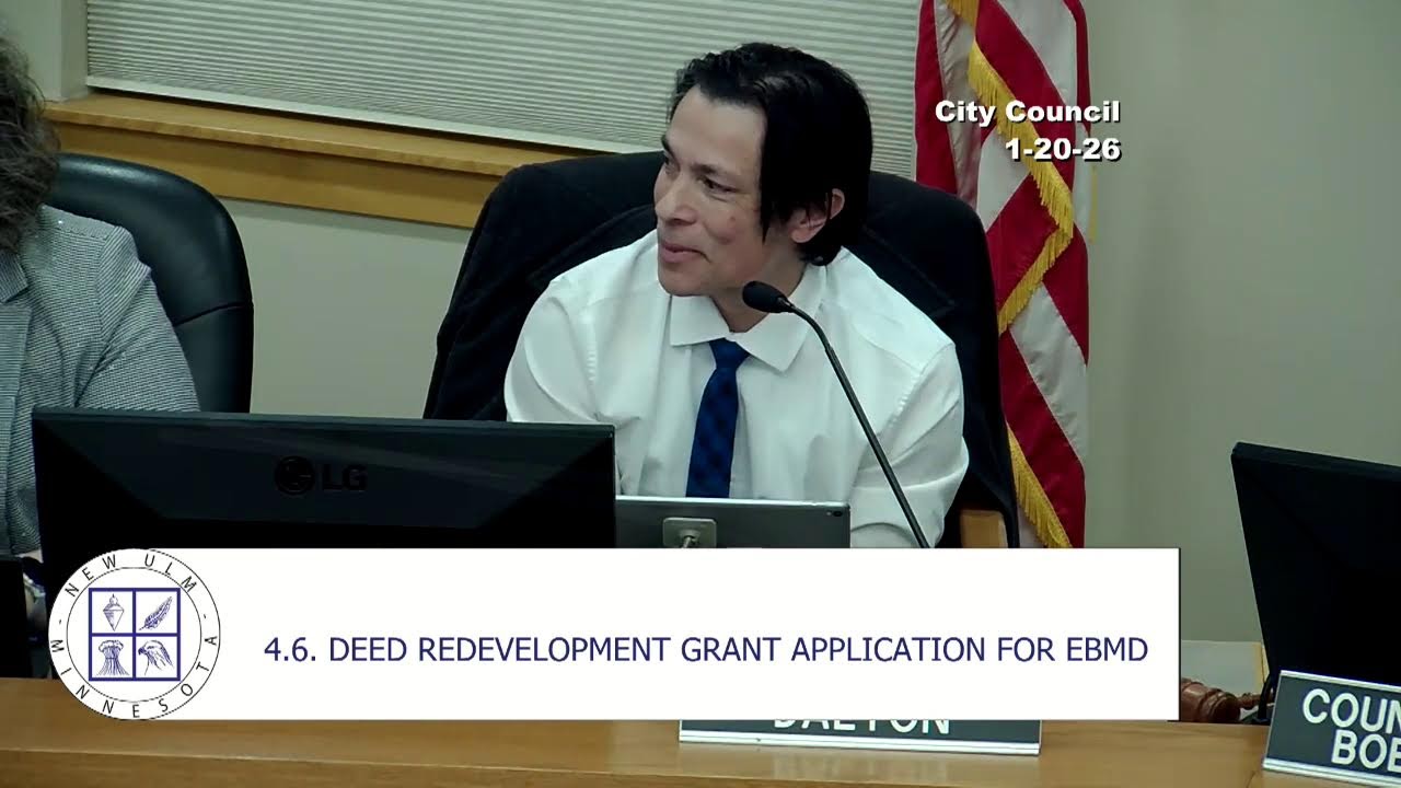 January 20, 2026 New Ulm City Council Meeting