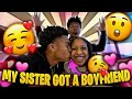 MY SISTER GOT A BOYFRIEND! *Mukbang*