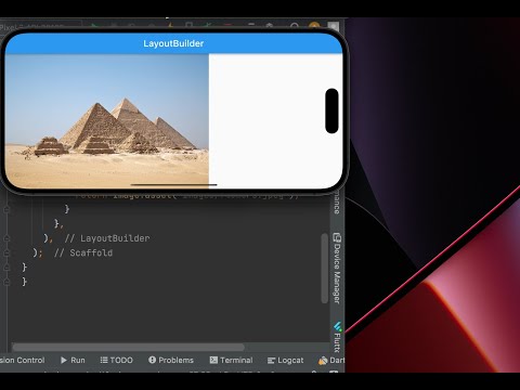 LayoutBuilder in flutter