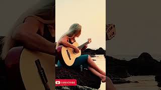 Волшебные звуки гитары SUNSET Рассвет на гитаре Надия Косинская #shorts #nadiaguitar