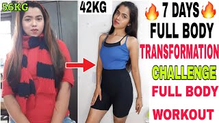 ?DAY 2: 10 MIN FULL BODY FAT BURN || 7 DAYS CHALLENGE to LOSE 5kg in 7DAYS || kanchanraichallenge