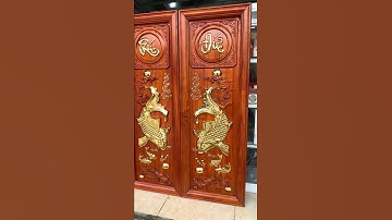 Chiêm Ngưỡng Bộ Tranh Gỗ Lý Ngư Vọng Nguyệt Đẹp Mê Hồn #short #shorts #short