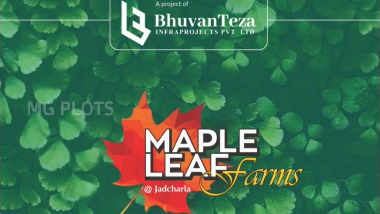 MAPLE LEAF Farms Jadcherla !! A Project by BHUVANA TEZA Infraprojects