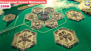 How to Create the BEST Hexagonal City in Cities Skylines 2! 100K population