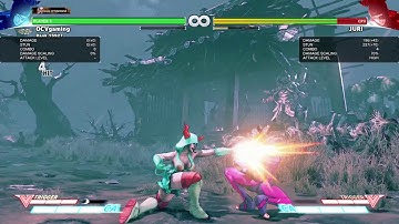 SFV Juri crouching opponent combo