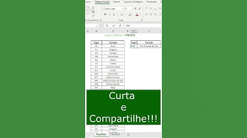 Como utilizar a fórmula PROCV #shorts
