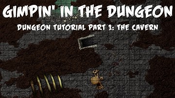 Dungeon Mapping With GIMP Part 1: The Cavern