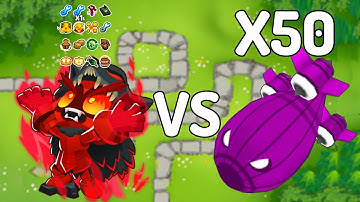 God Boosted Druid of Wrath VS. 50 B.A.Ds