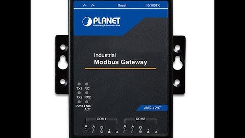 IMG-120T Industrial 2-port RS422/485 Modbus Gateway Unboxing