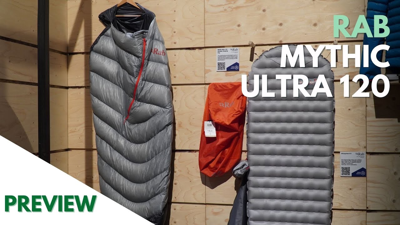 Rab Mythic Ultra 120 Modular | Preview | Saco y esterilla TOP se
