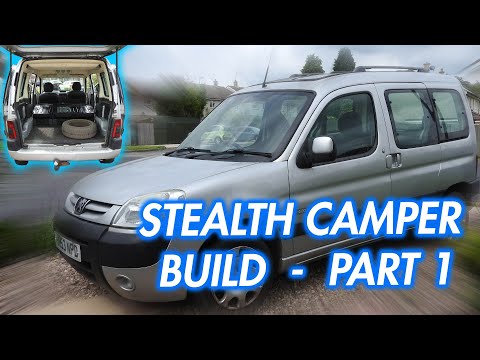 Converting Peugeot Partner into Micro Camper Part 1 Background Info & Floor for stealth campervan