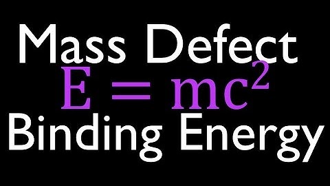 Mass Defect & Binding Energy (1 of 7), An Explanation