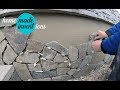 How to install natural stone  diy stone facing