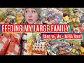 MASSIVE ONCE-A-MONTH GROCERY SHOPPING | FEEDiNG MY LARGE FAMILY OF 11 Haul from ALDI and COSTCO 🛒