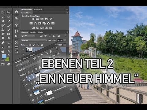 Photoshop Ebenen Grundlagen  ( Tutorial Deutsch / German )