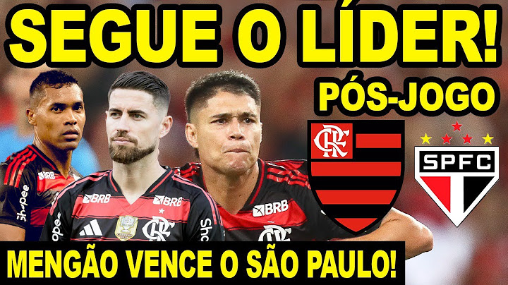 SEGUE O LÍDER! FLAMENGO VENCE O SÃO PAULO NA VOLTA DO BRASILEIRÃO COM GOLAÇO! PÓS-JOGO: MENGÃO 2 X 0