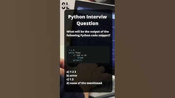Python Interview Question (Part 7) || Interview Prep By Schoolabe