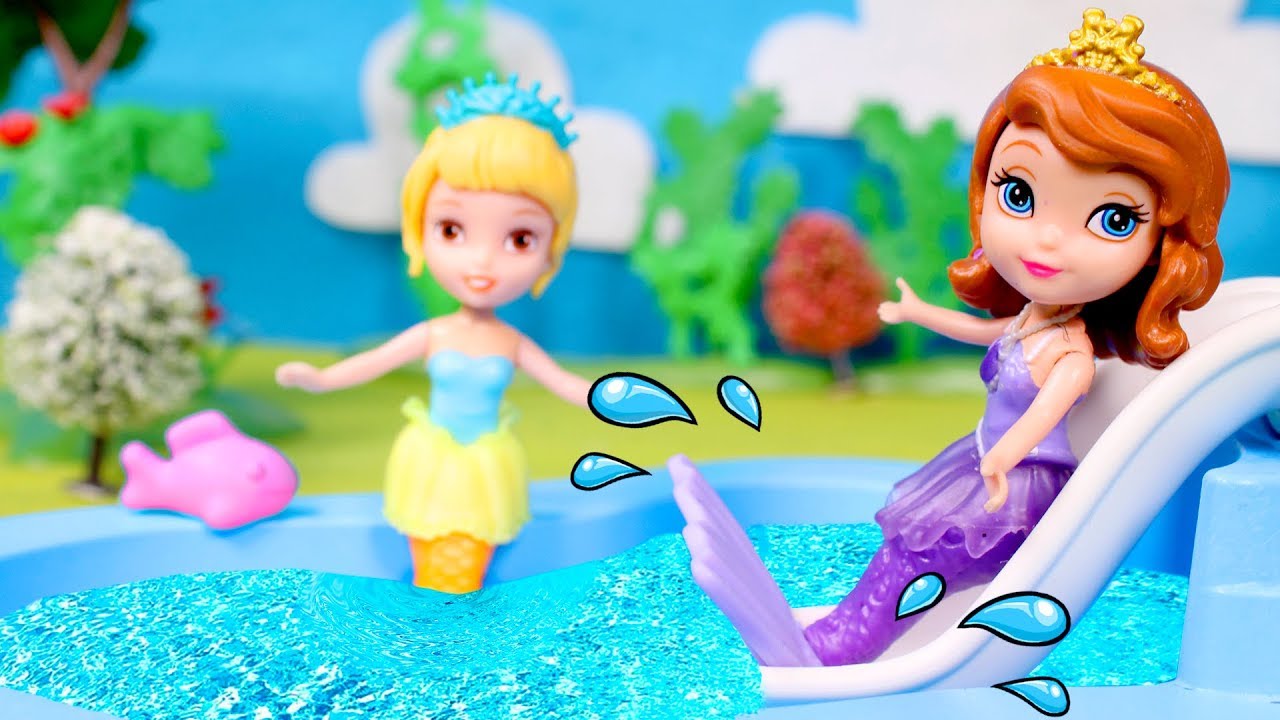 La Princesa Sofía encuentra un tesoro en la piscina 💦👑🧜‍♀️ Videos  infantiles - YouTube