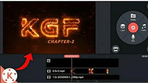 KGF CHAPTER 2 INTRO || HOW TO MAKE KGF INTRO IN KINEMASTER ON ANDROID