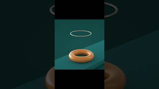 3d liquid sphere infinite loop animation