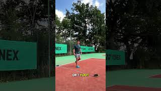Single leg horizontal jump test #tennisfitness #tennis #tenniscoach