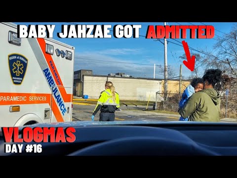 OUR SON GOT ADMITTED ON OUR WAY OUT THE COUNTRY | WE HAD TO CANCEL THE TRIP | VLOGMAS DAY #16