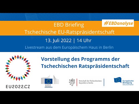 EBD Briefing Tschechische EU-Ratspräsidentschaft 2022