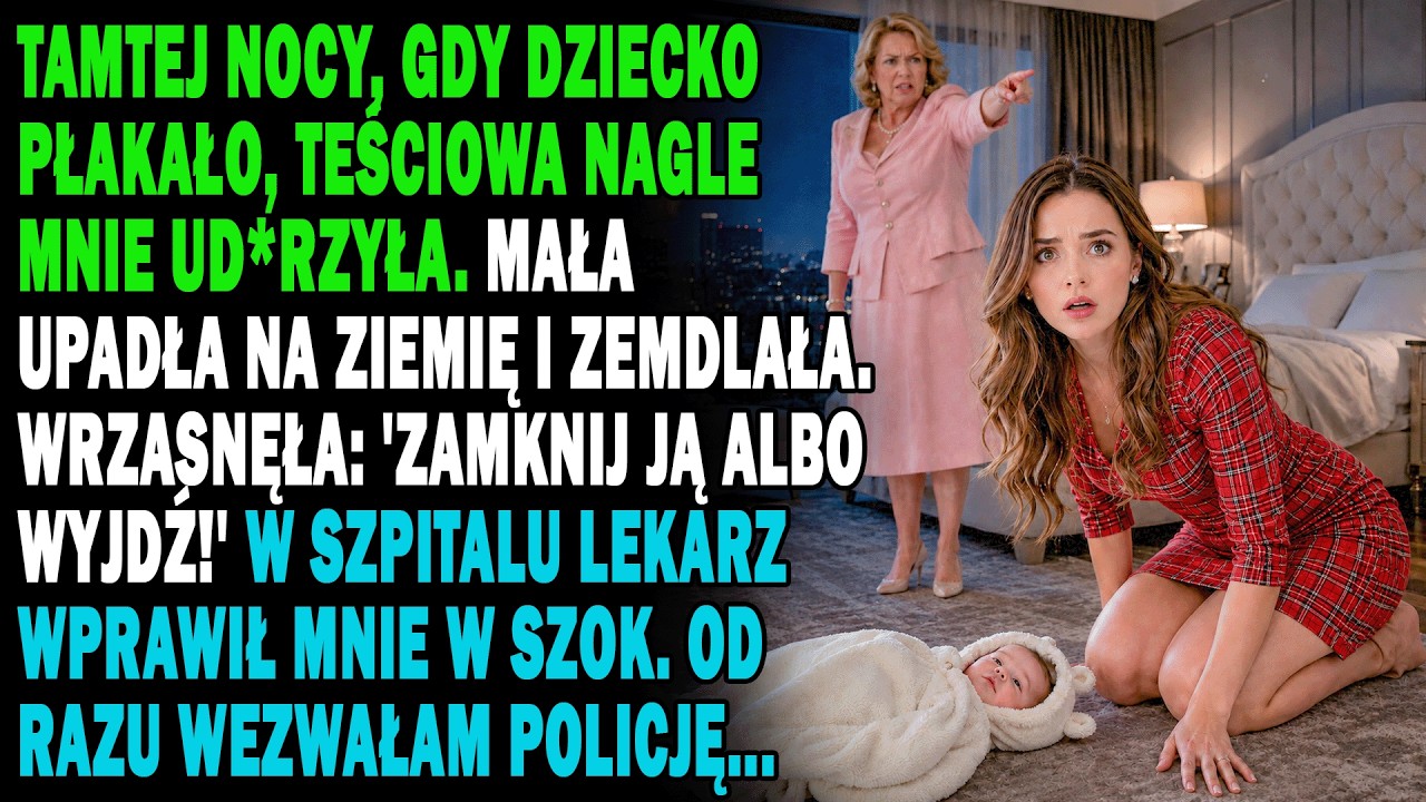Miałam 29 lat i byłam matką od zaledwie 19 dni, kiedy teściowa spoliczkowała mnie za to, że moja nowonarodzona córka płakała. W szoku upuściłam Lenę. W szpitalu lekarze znaleźli u niej starsze...