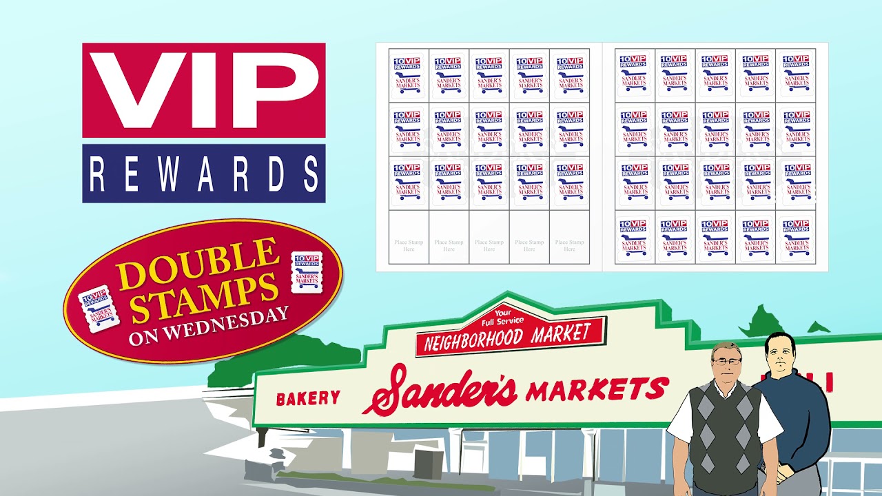 Sanders Markets VIP Rewards YouTube