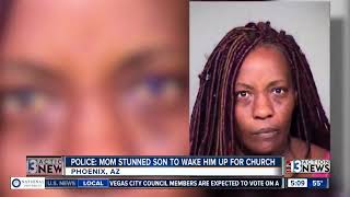 Police: Phoenix mother uses stun gun to wake son for church
