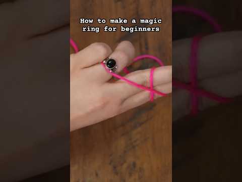 How to crochet a magic circle for beginners silly little rhyme!