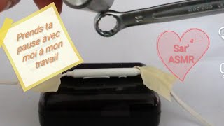 Sar'ASMR - insolite 100% impro au travail avc les écouteurs pdt ma pause. Prends ton café avc moi 😊 screenshot 4