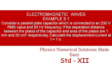 STANDARD 12 ELECTROMAGNETIC WAVES EXAMPLE 5.1