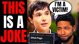 Elliott Page Gets ROASTED As Jussie Smollett 2.0 After Pushing INSANE 