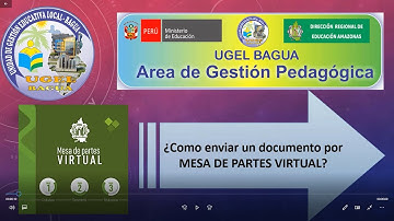 video envio de documentos mesa de partes virtual