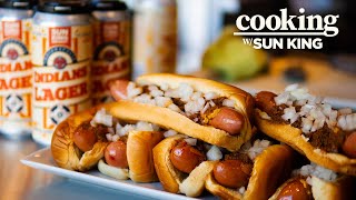 Cooking with Sun King: Beer Bison Coney Dogs