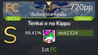 nick1324 | Dragon Guardian - Tenkai e no Kippu [Before the Finale] 99.41% {720pp 1st FC} - osu!