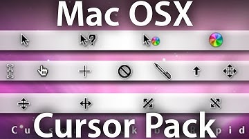Mac OSX Cursor Pack! (Tutorial)