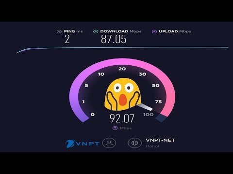 hình ảnh kiểm tra tốc độ mạng vnpt