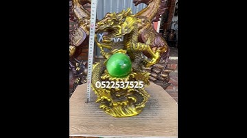 Rồng ôm châu #đồđồngnguyễnxưa