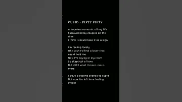Cupid Fifty Fifty Lyrics 
