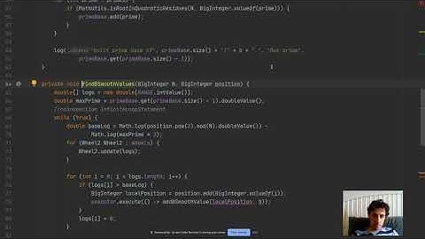 E09: Quadratic Sieve Running on Java - Improving logs