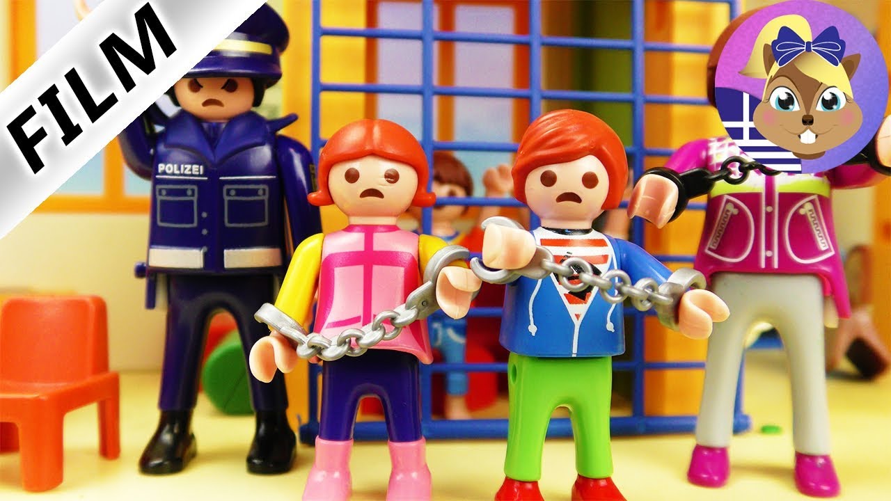 Playmobil ταινία: Όλο το νηπιαγωγείο συλλαμβάνεται;Ο ψεύτικος αστυνομικός!  - YouTube